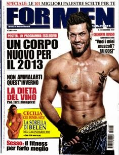 For Men Magazine 118 - Dicembre 2012 | ISSN 1722-6104 | PDF HQ | Mensile | Uomini
For Men Magazine è un mensile italiano dedicato al benessere e alla cura del corpo maschile in cui vengono trattati temi come sessualità, salute, alimentazione, hobby, sport, argomenti culturali.