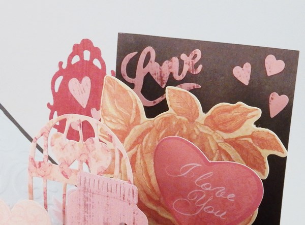 La carte de Saint Valentin pop-up boite