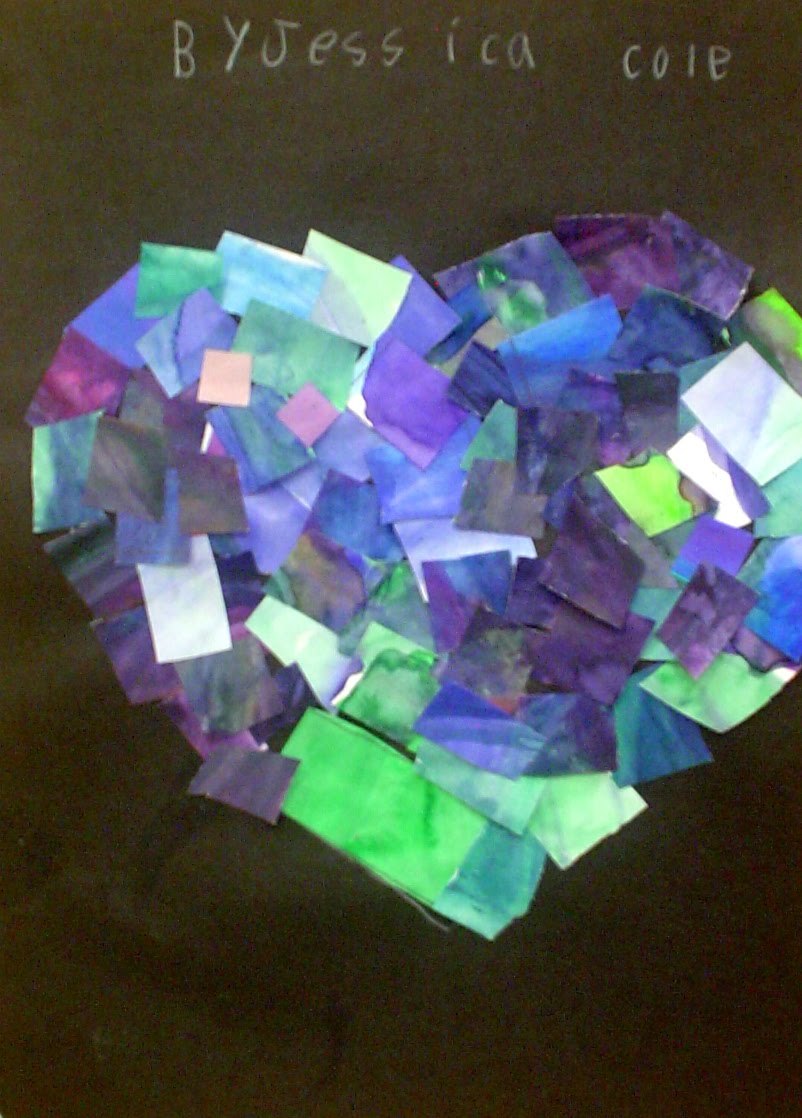 Lessons from the Art Room Jim Dine Confetti Hearts