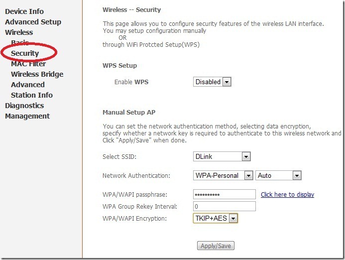 DSL Broadband Modem Configuration Dlink 2730U/2750U with WiFi setup