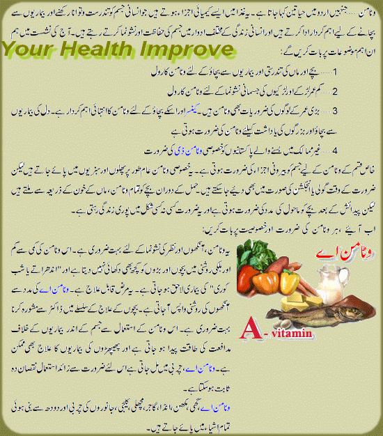 YourHealthimprove vitamins uses in urdu