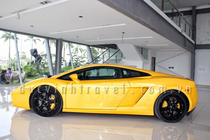 Cho thuê siêu xe Lamborghini Gallardo Vàng nổi bật