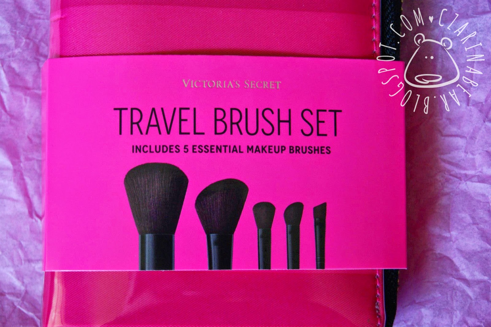 czarinabear Beauty Victoria's Secret Travel Brush Set; REVIEW!
