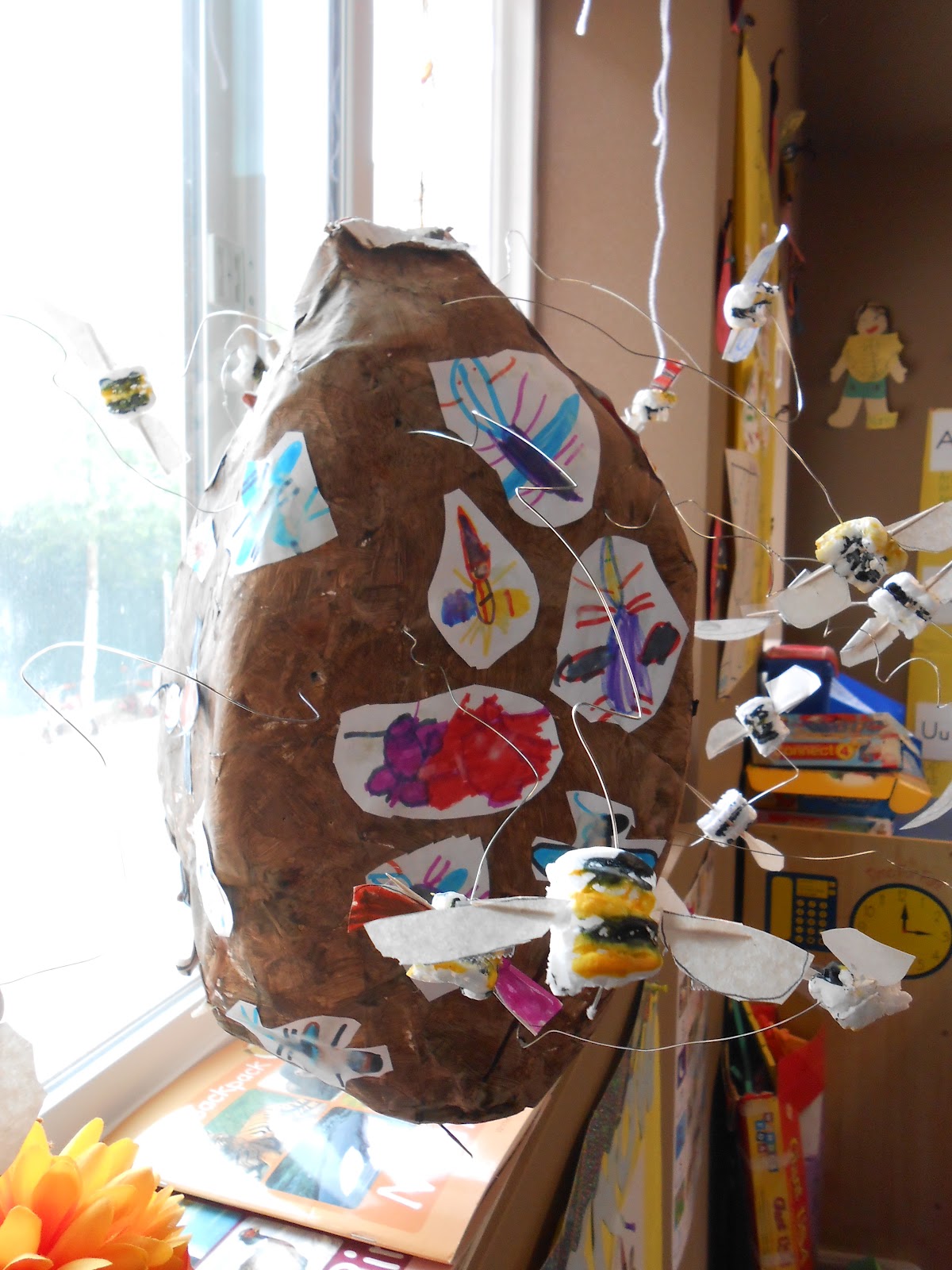 My CMLC News! Paper Mache Bee Hive!