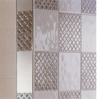 tiles silver diy bathroom decor tile