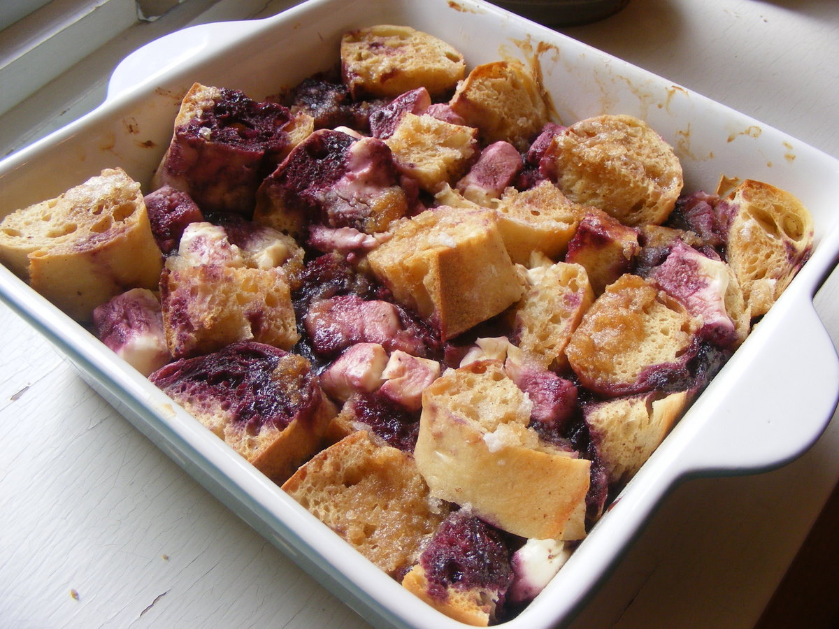 The Virtual Goody Plate Blackberry French Toast Casserole