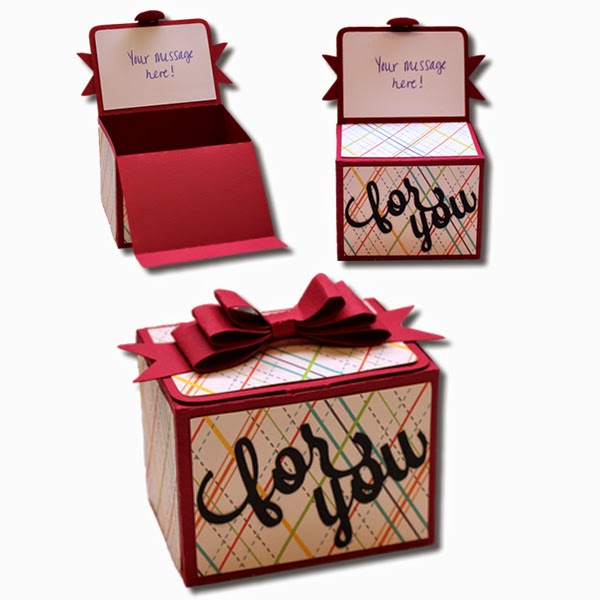 Bits of Paper Gift Boxes with Hidden Card