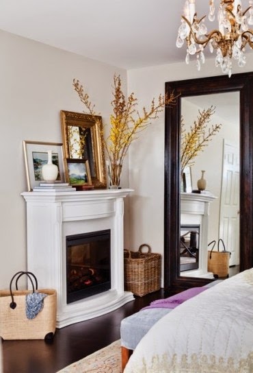 Habitaciones con chimenea - Ideas para decorar dormitorios