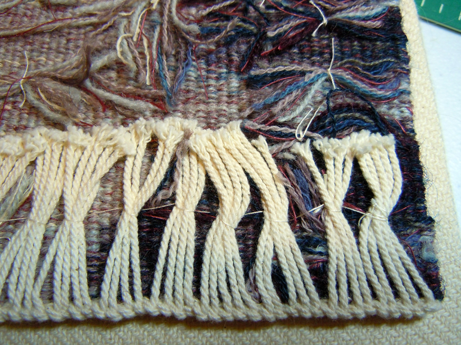 Tapestry Share Mounting/finishing method for small tapestries