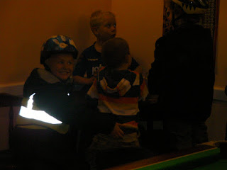 pub pool table and bike helmets