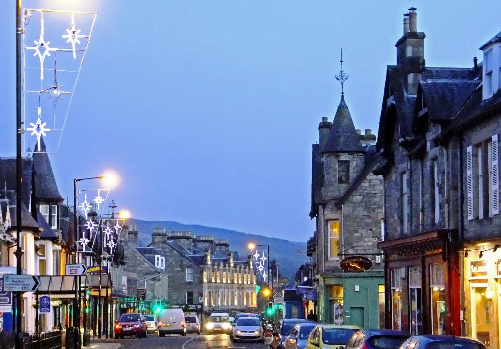 Craigatin House and Courtyard Pitlochry Scotland Pitlochry Winter