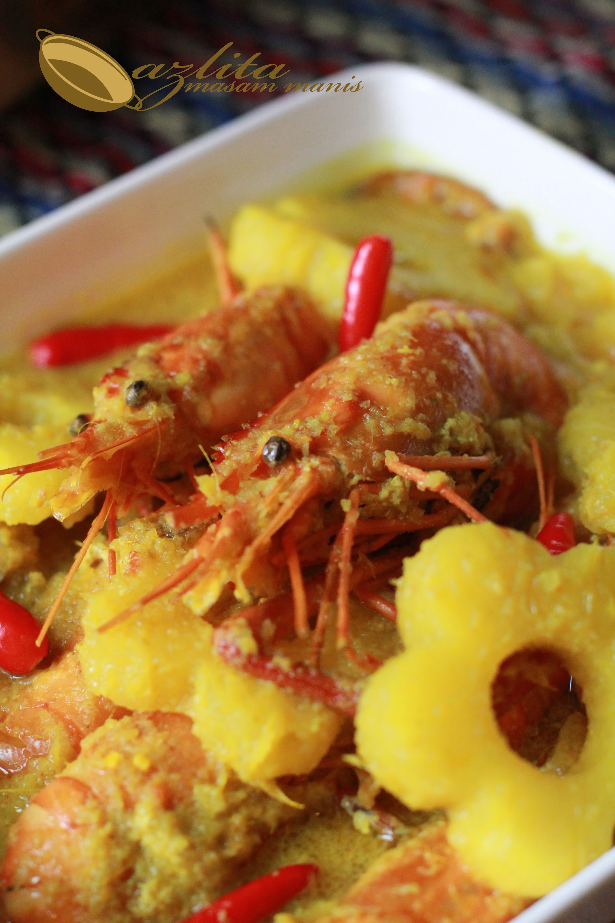 Udang Galah Lemak Jintan By Masam Manis
