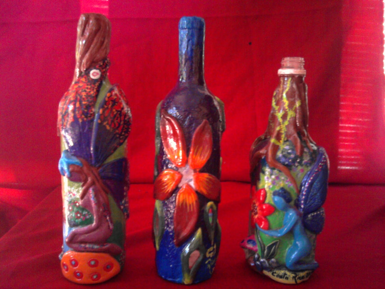 Botellas Decoradas En Relieve Paso A Paso Botellas Decoradas En Relieve Paso A Paso