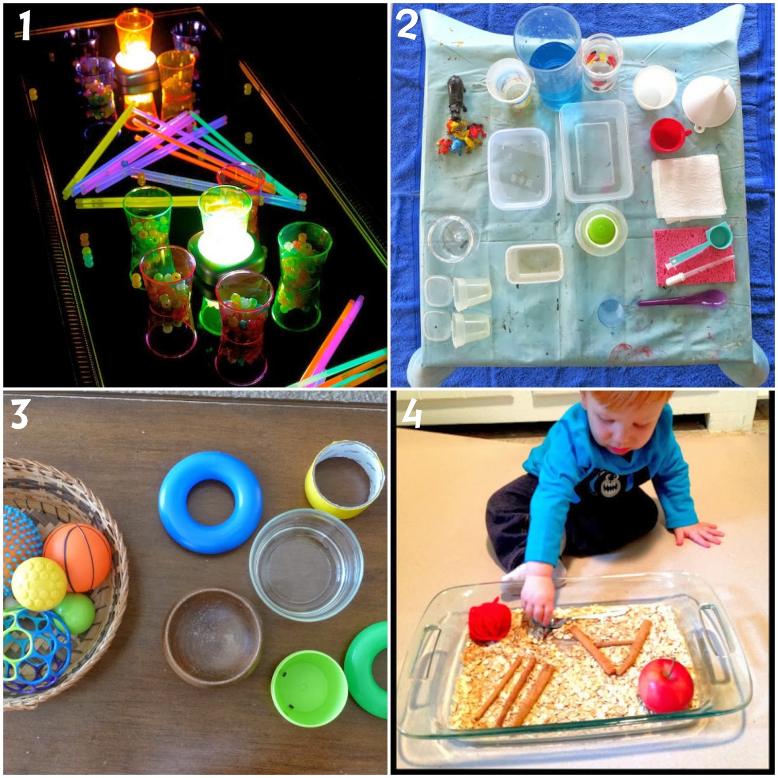 Learn with Play at Home 8 Toddler Play Ideas. Invitations to Play.