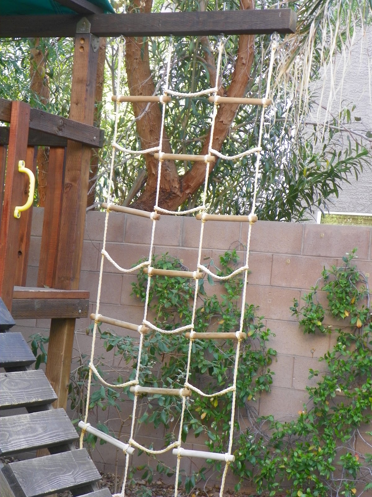 Mom the Builder Kids' Wooden Fort & Playground Set, Part III