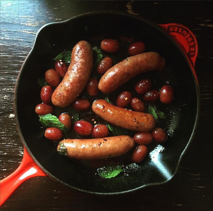 Grape JuiceGlazed Breakfast Sausages Always Order Dessert