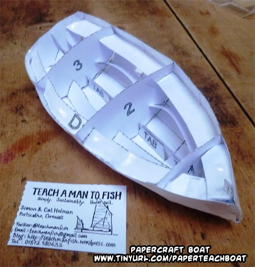 Ninjatoes' papercraft weblog D/L small papercraft boat