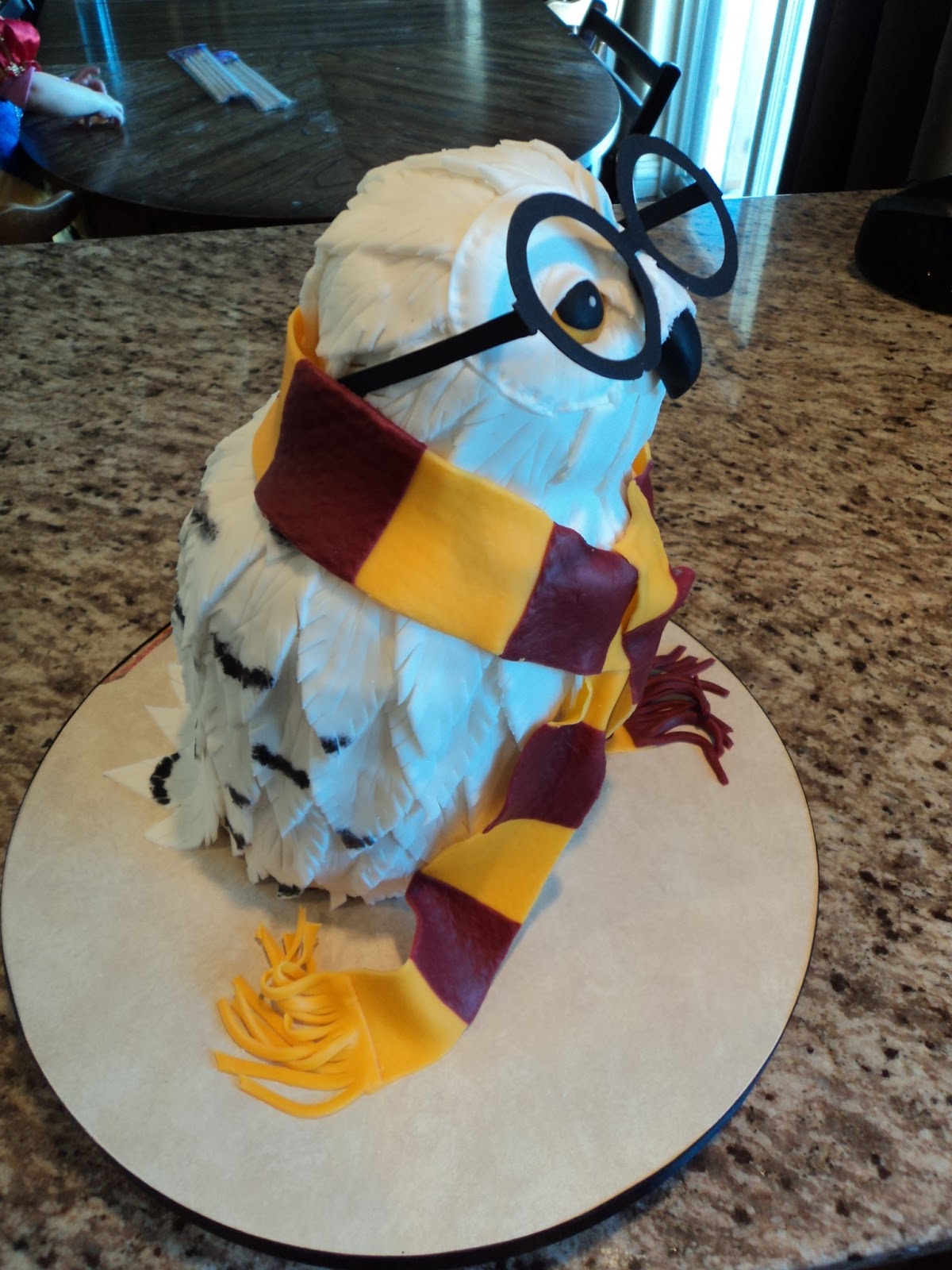 Delectable Cakes Harry Potter Hedwig Owl Cake