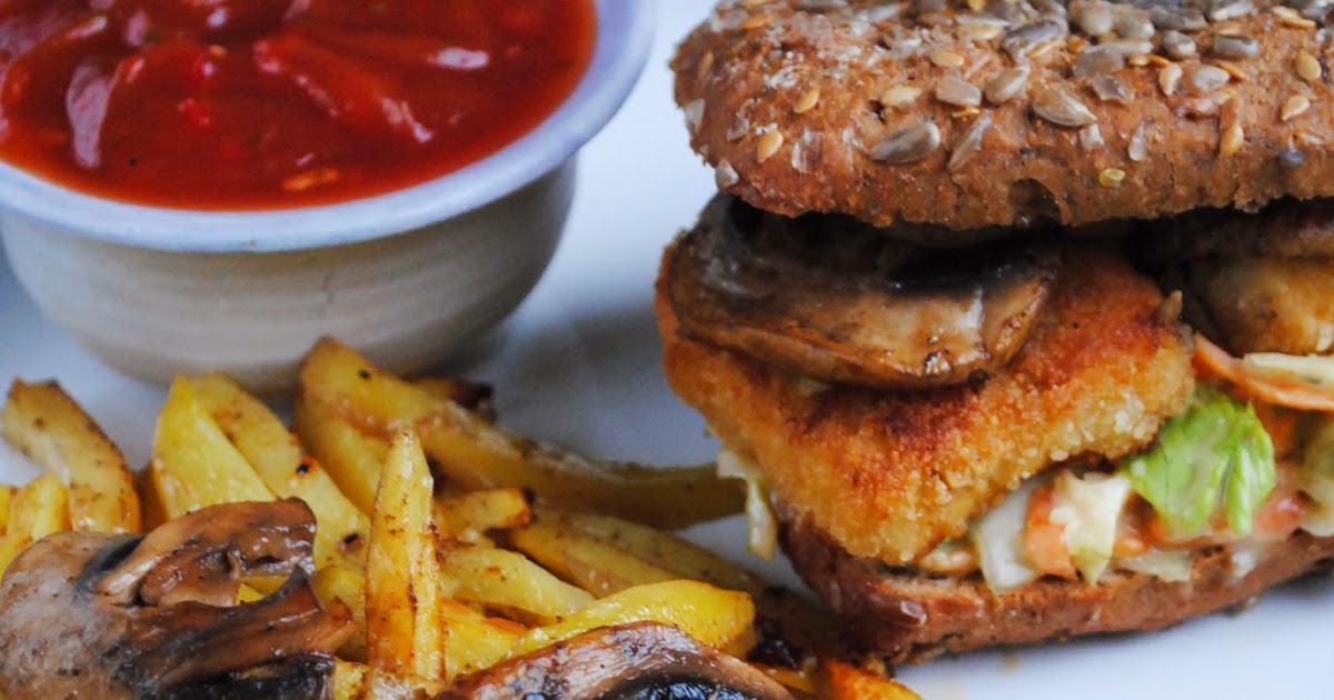 Epic tofu burger VeganSandra