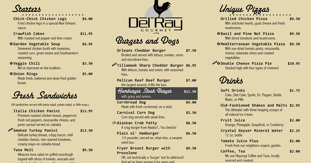 Rebranding The Refectory Menu Designs