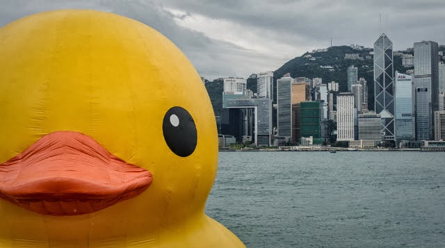 pato de goma más grande del mundo Taiwan