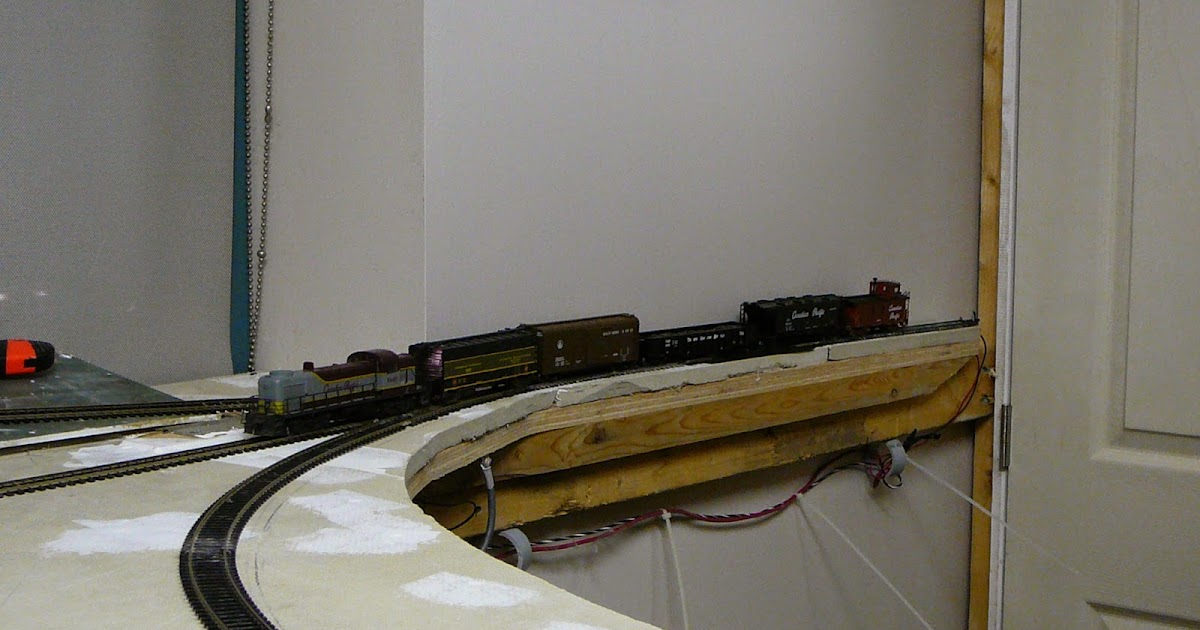 Woodstock Model Railroad Testing the wye