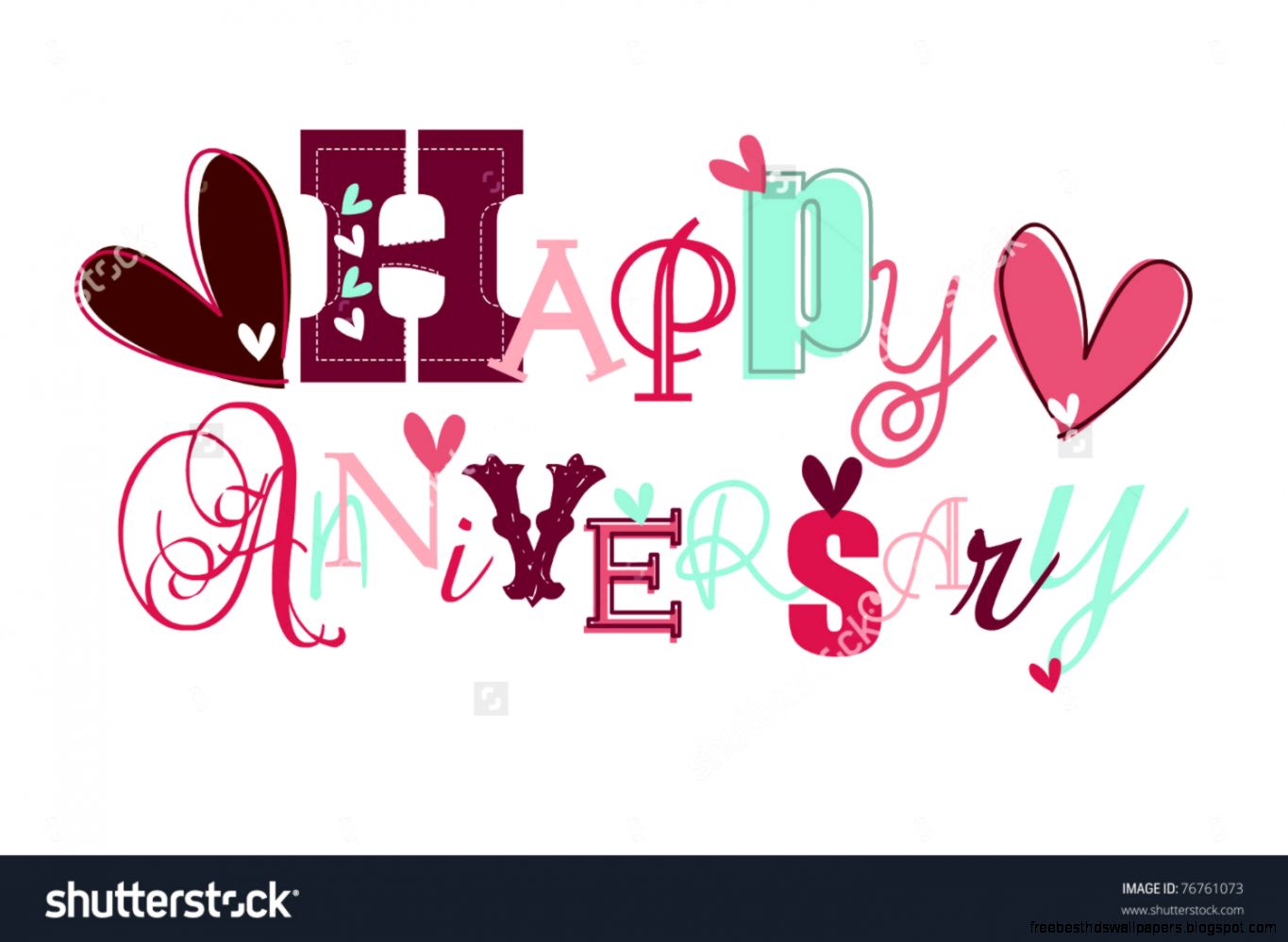 Happy Anniversary Card Eps 10 Stock Vector Illustration 76761073 Happy Anniversary Card Eps 10 Stock Vector Illustration 76761073