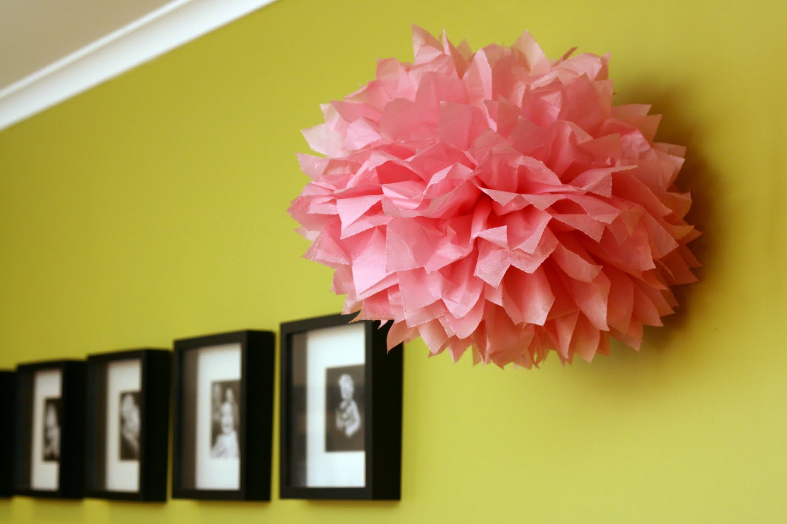 rachelle rachelle Tissue Paper Pom Pom Tutorial