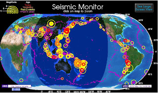 Picture of the Seismic Monitor map