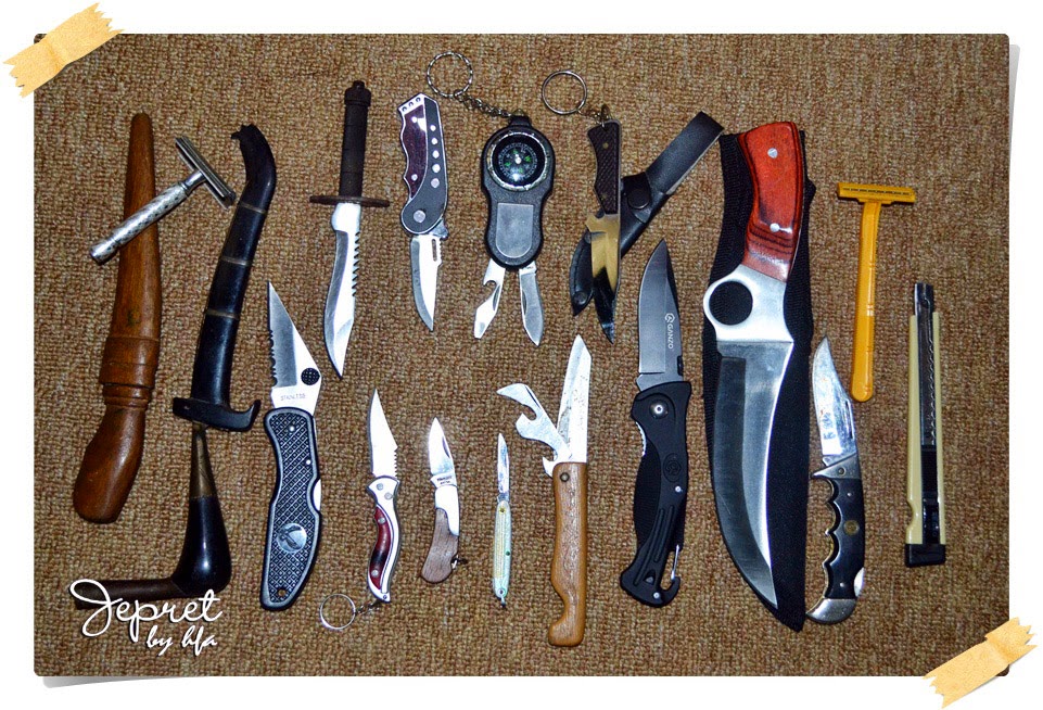 pisau sebagai alat (tool) atau senjata (weapon)