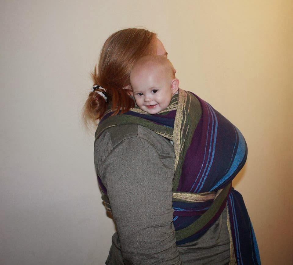 Ottawa Babywearing Group COTW 40 Newborn Burp Carry