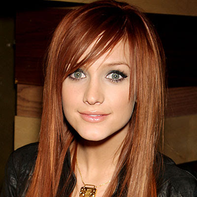Ashlee Simpson New Hairstlye Angled Bob Hairstyle