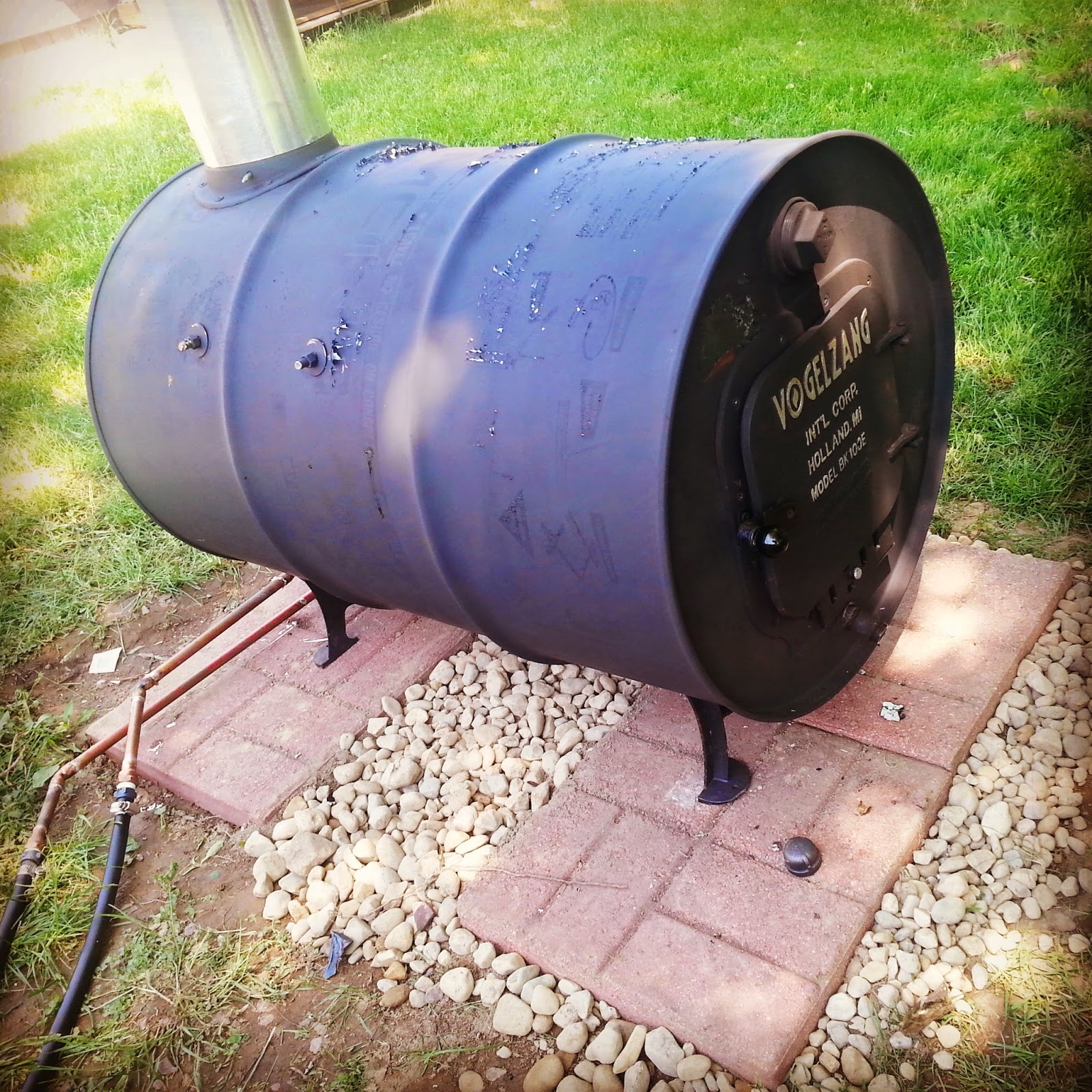 Constructing the Vogelzang Barrel Stove Diy Aquaponics Flood And Drain