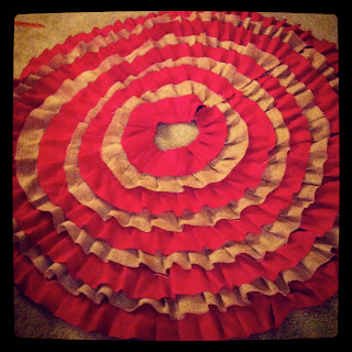 Woman In Transition: DIY Christmas Tree Skirt