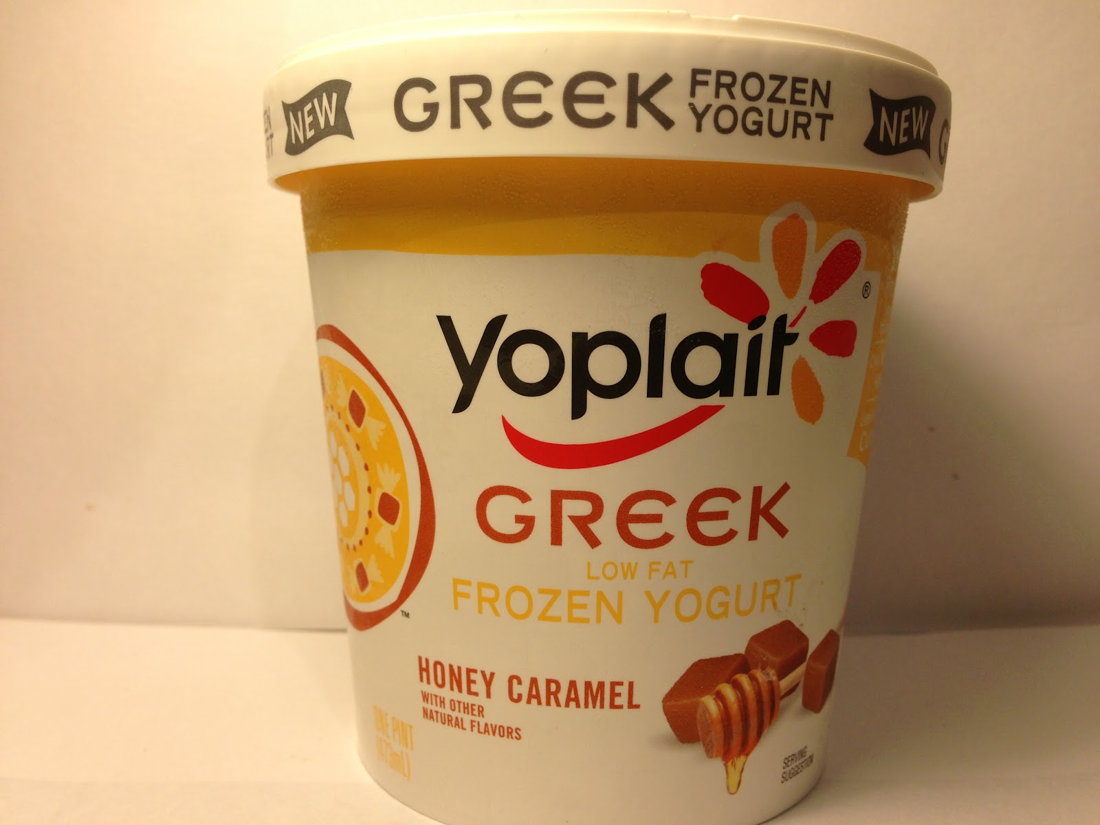 Crazy Food Dude Review Yoplait Honey Caramel Low Fat Frozen Greek Yogurt
