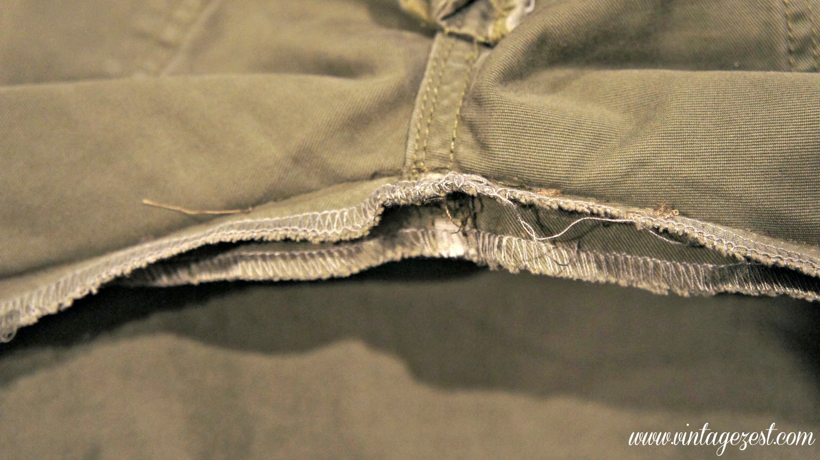 How to: Mend a Ripped Seam on Diane's Vintage Zest!