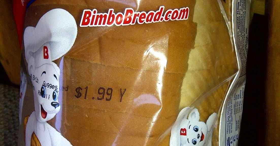 TYWKIWDBI ("TaiWikiWidbee") Bimbo bread is "bambino bread"