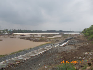 A view of the Dam near Vapi.