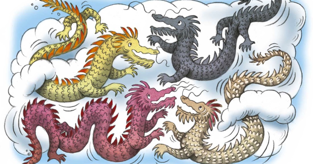 Mary's Illustration Blog: Chinese Dragons
