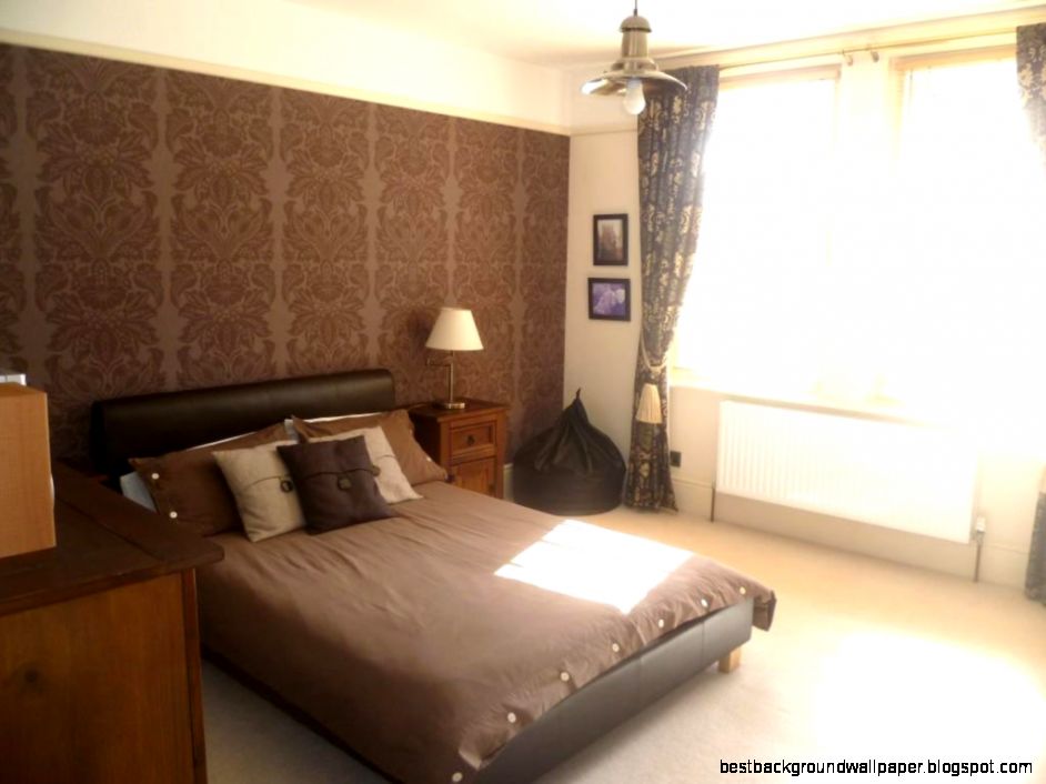 Brown Feature Wall Bedroom Brown Feature Wall Bedroom
