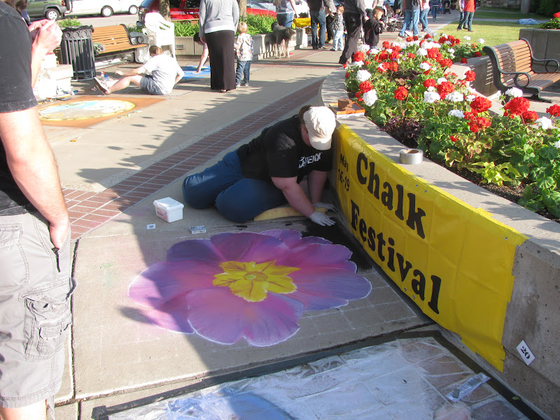 Backyard Excursions Bountiful Sidewalk Chalk Festival