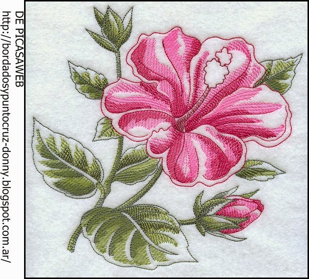 dibujos para bordar MyMadrid - Imagenes De Flores Para Bordar A Maquina