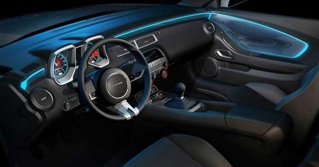 Chevy Camaro: Chevy Camaro interior lighting