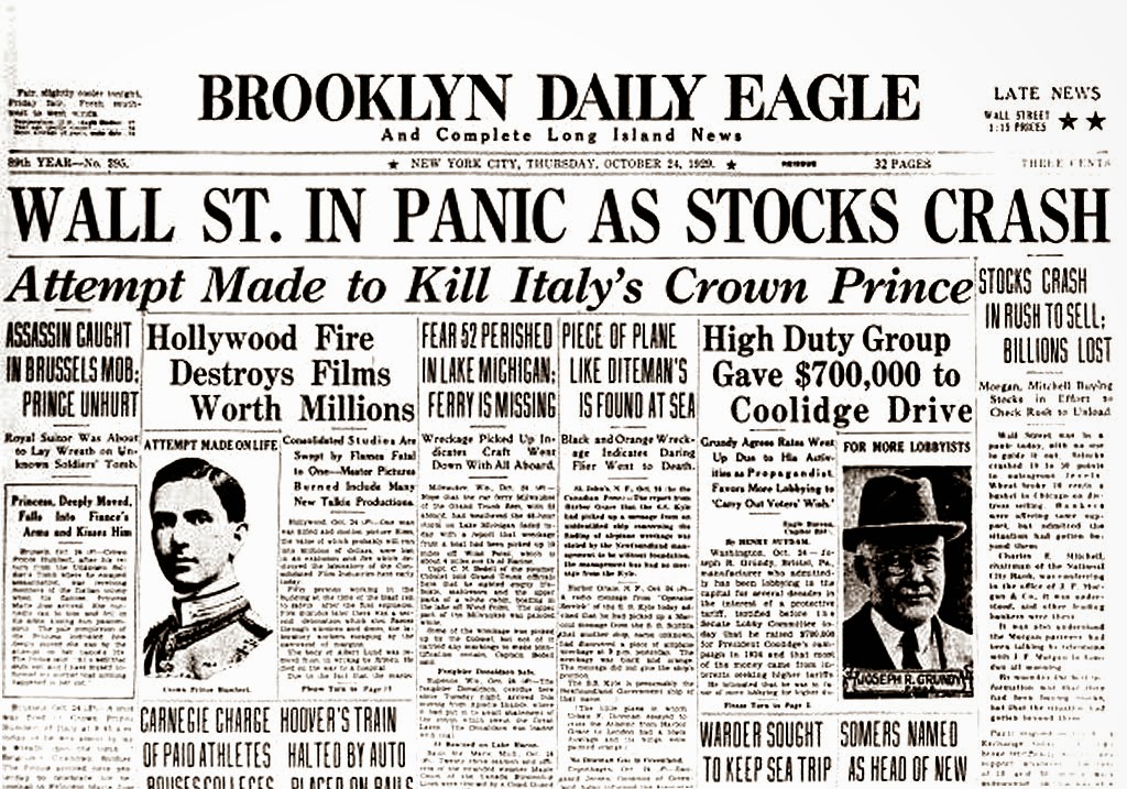 stock market crash of 1929 cause of great depression