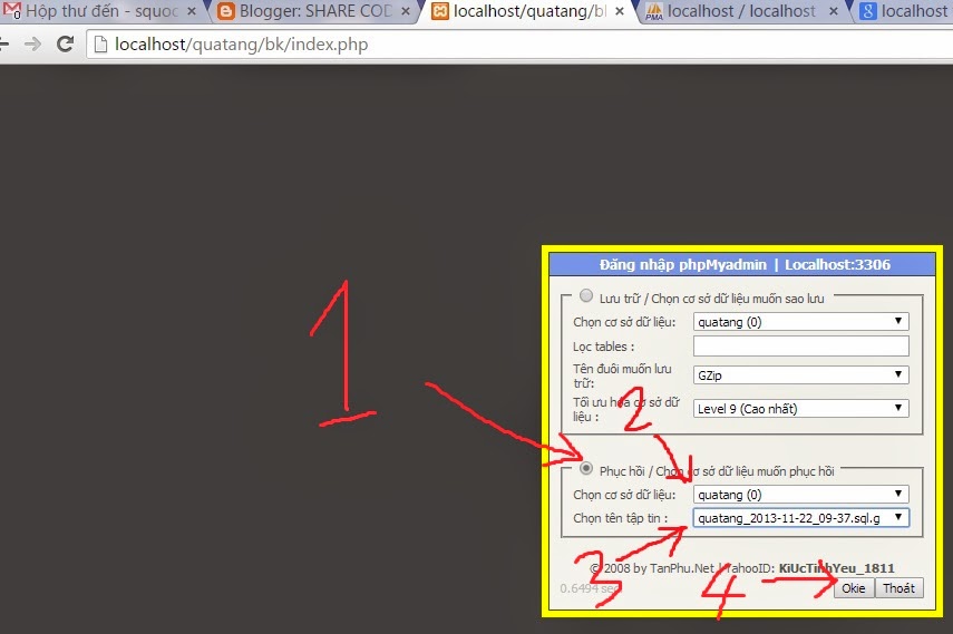 phuc hoi database phuc hoi database