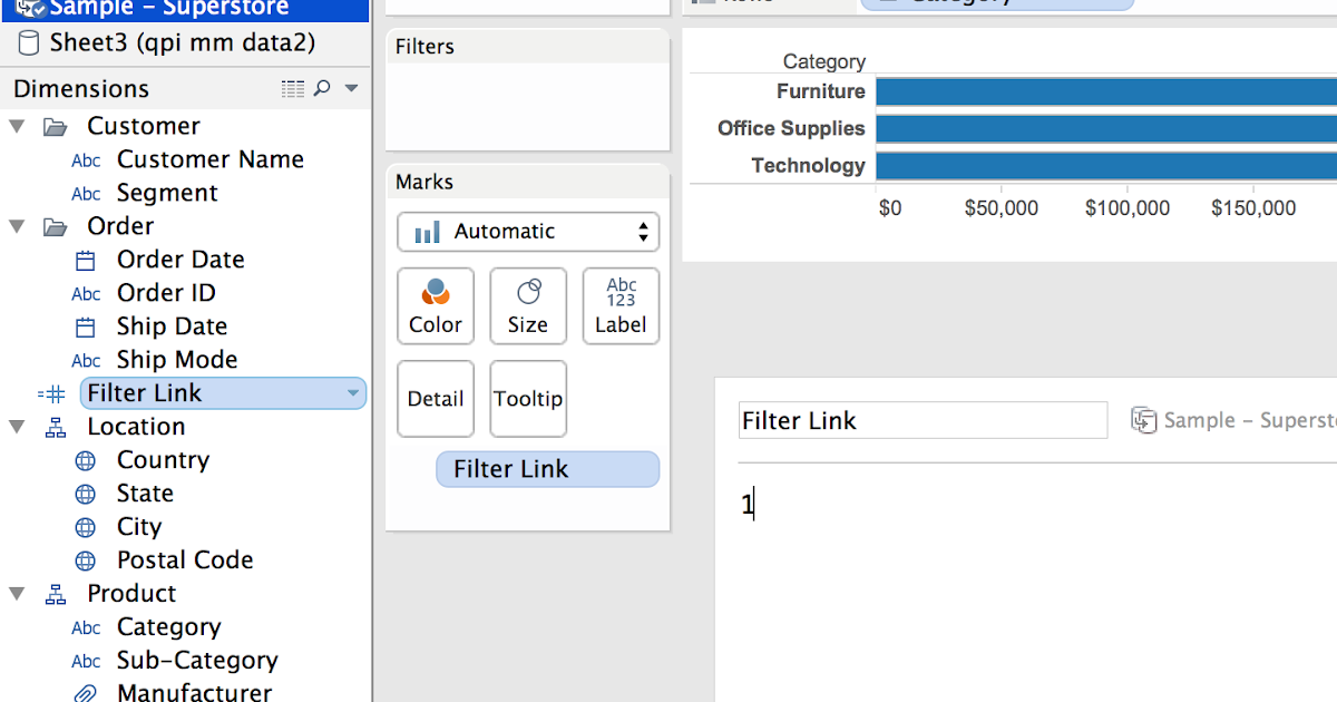 Tableau Zen Override Tableau action filters using other action filters
