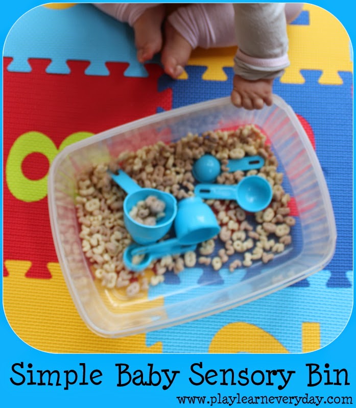 Simple Baby Sensory Bin Play and Learn Every Day