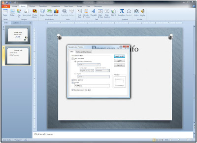 Insert...Header & Footer