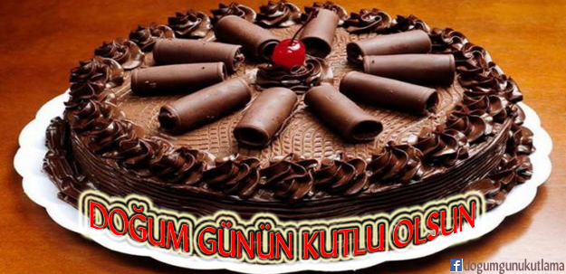 Çikolatalı pastayla doğum günün kutlama yazısı 104