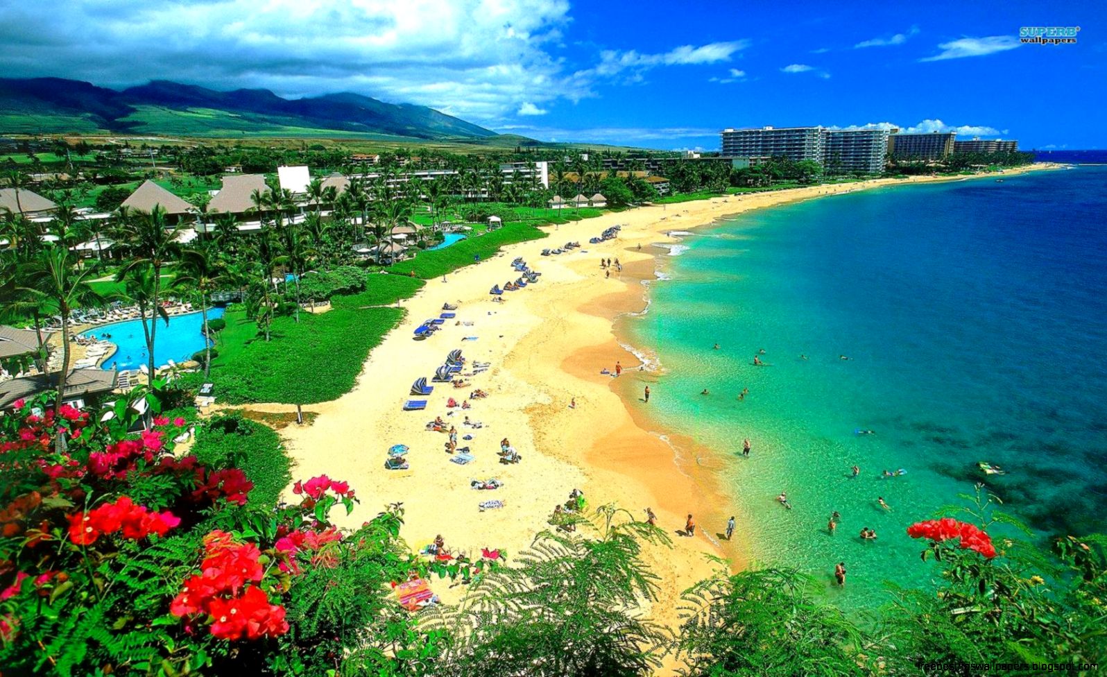 Kaanapali Beach Wallpaper Kaanapali Beach Wallpaper